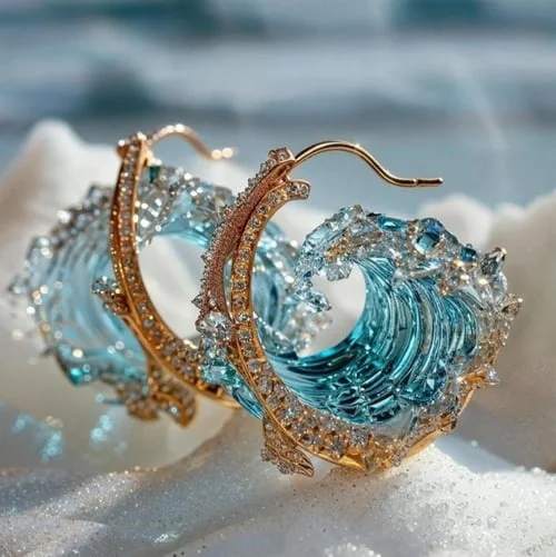 Ocean's Oath Earrings by Harrison & James - earrings product image 1