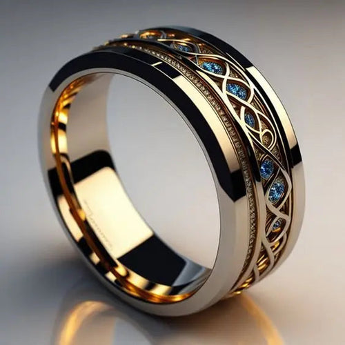 Golden Infinity Ring Vintage by Harrison & James - ring product image 1