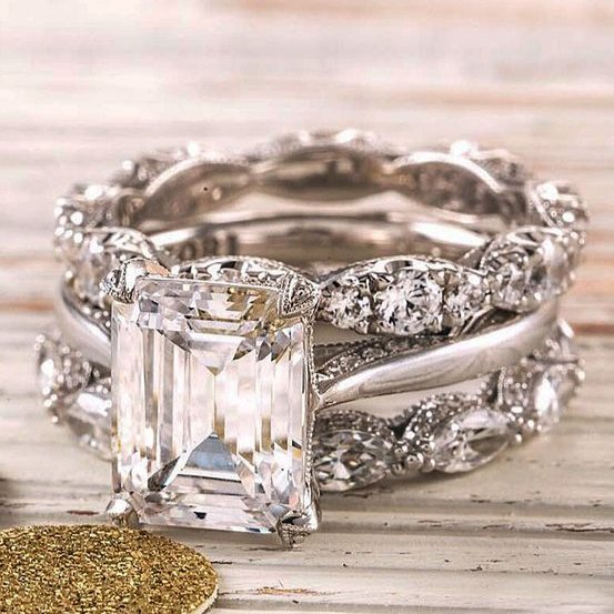 Vintage Silver Bright Layer Ring by Harrison & James - ring product image 1
