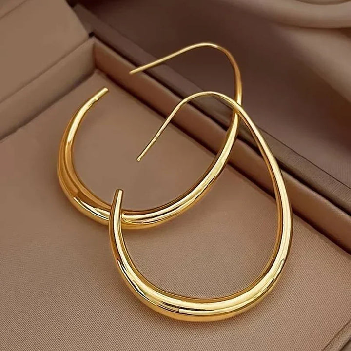 Antique Gold Hoop Earrings | Gold by Harrison & James - earrings product image 1