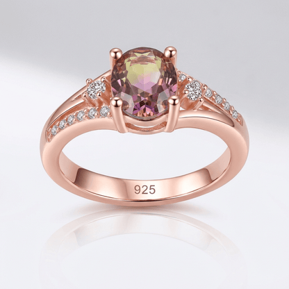 MYSTIC TOPAZ ROSE GOLD RING by Harrison & James - ring product image 1