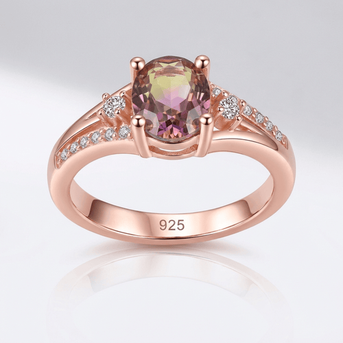 MYSTIC TOPAZ ROSE GOLD RING by Harrison & James - ring product image 1