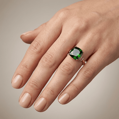ROSE GOLD GEMSTONE RING by Harrison & James - ring product image 2