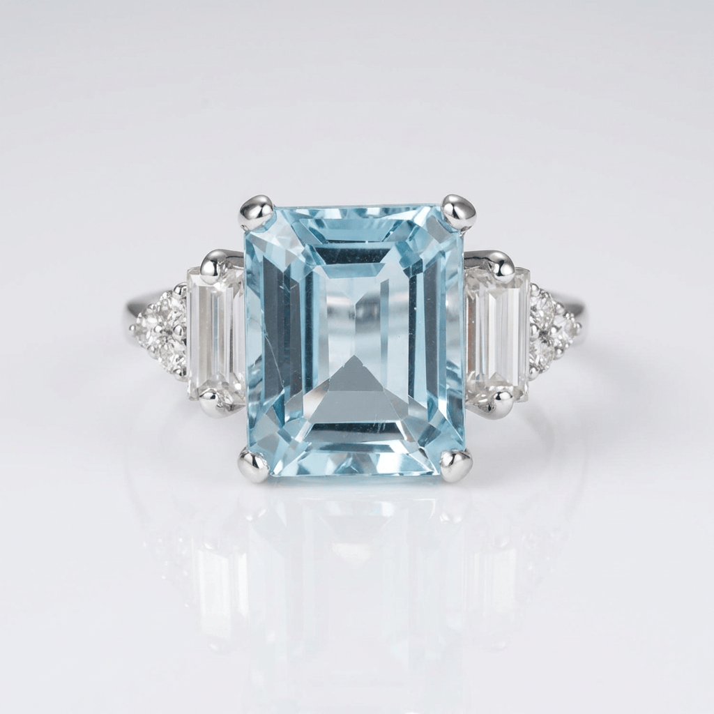 SILVER DIAMOND TRIO RING by Harrison & James - ring product image 5