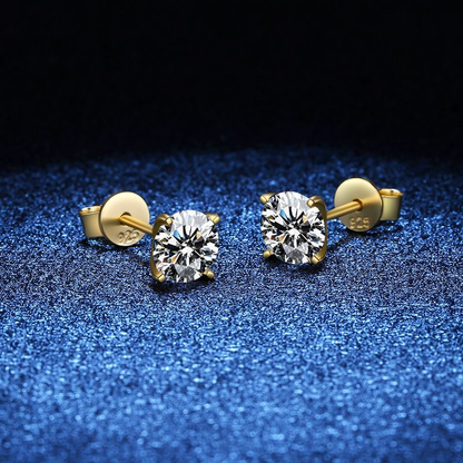 Tera™ | Women's Gold Earrings by Harrison & James - earrings product image 2