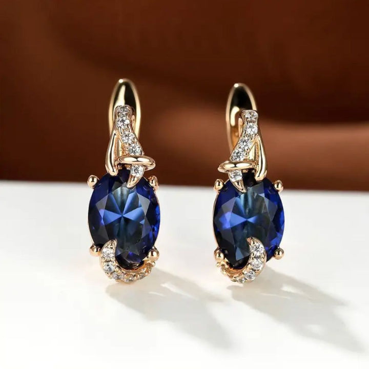 Royal Midnight Drop Earrings by Harrison & James - earrings product image 1