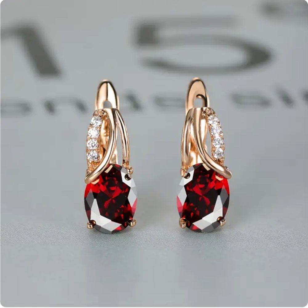 Veressa Ruberine Earrings by Harrison & James - earrings product image 1