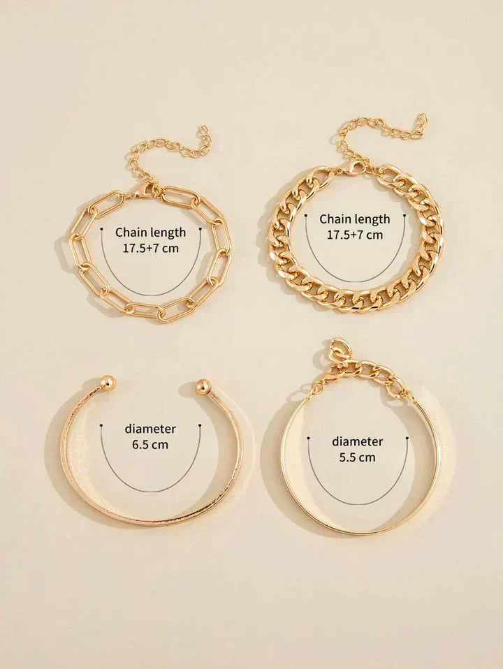 Elan Mercer Bracelet Set | White Gold by Harrison & James - bracelet product image 5
